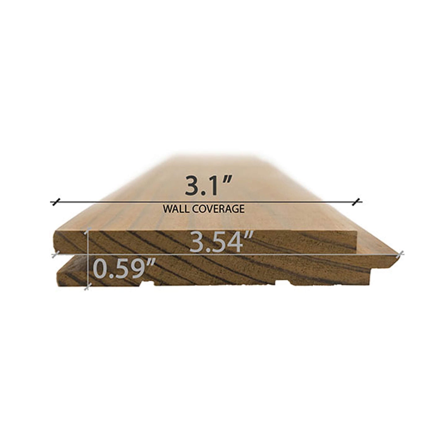 Prosaunas Thermo-Radiata Pine 1X4 T&G STS4 Sauna Wall Wood