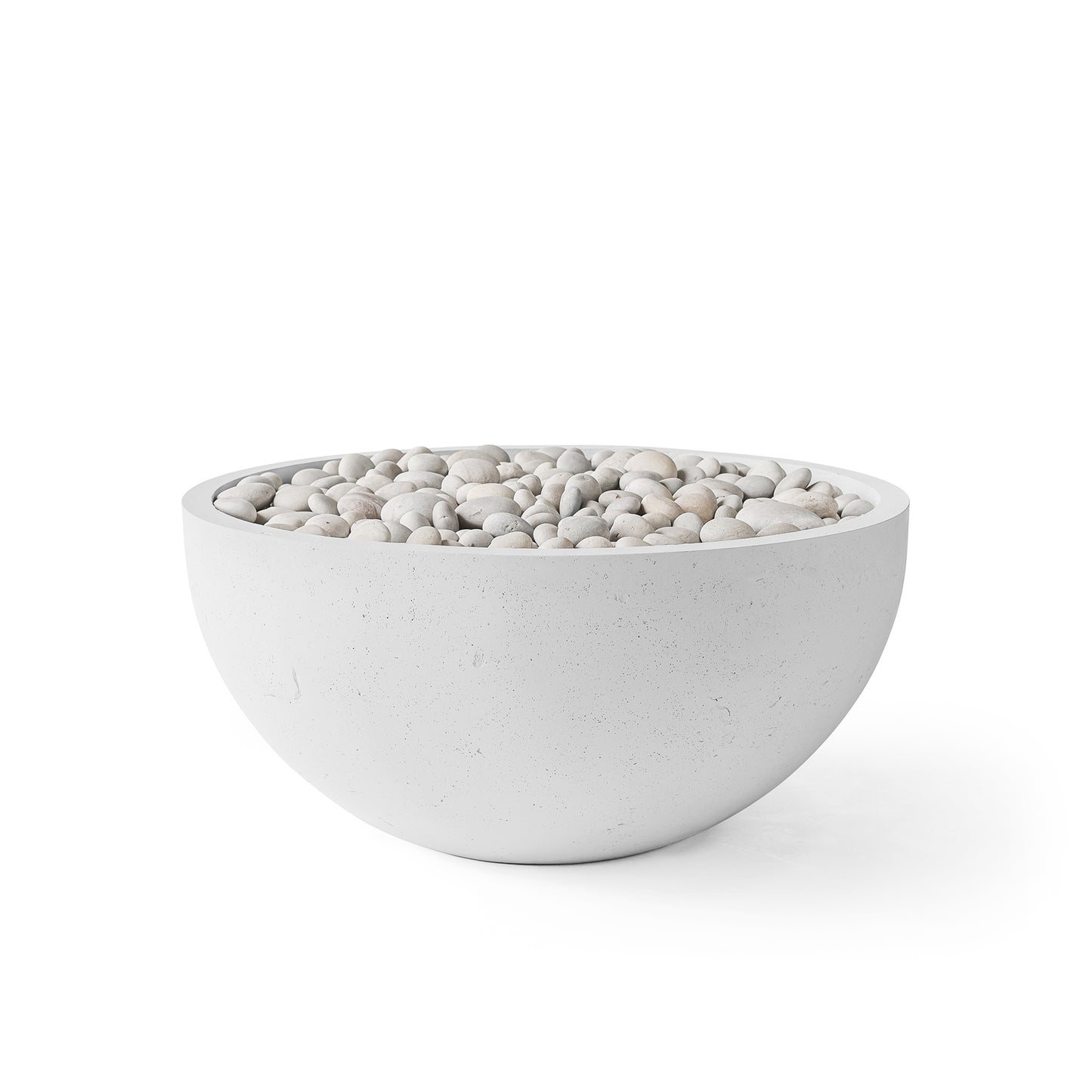 Serenade 32" Round Concrete Fire Pit - Match Lit