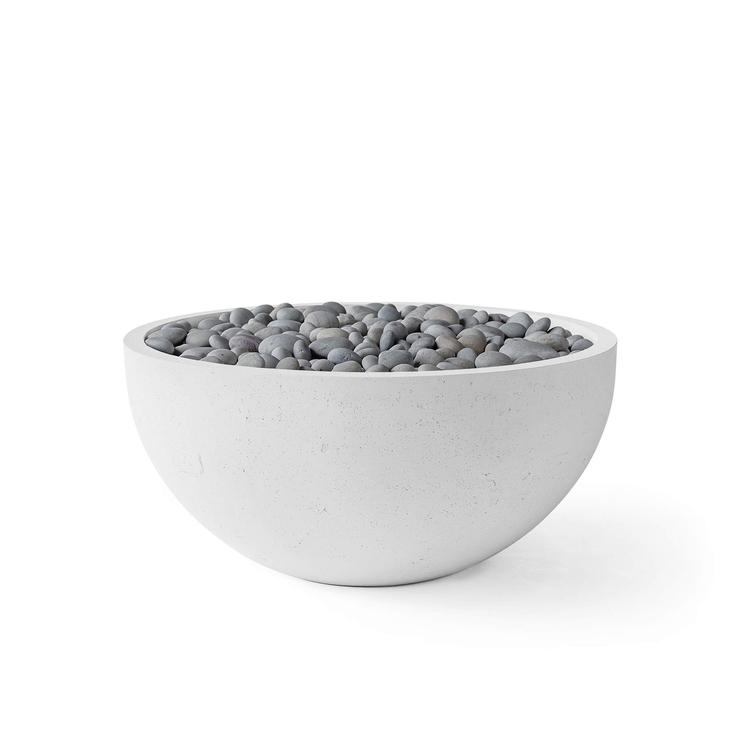Serenade 32" Round Concrete Fire Pit - Match Lit