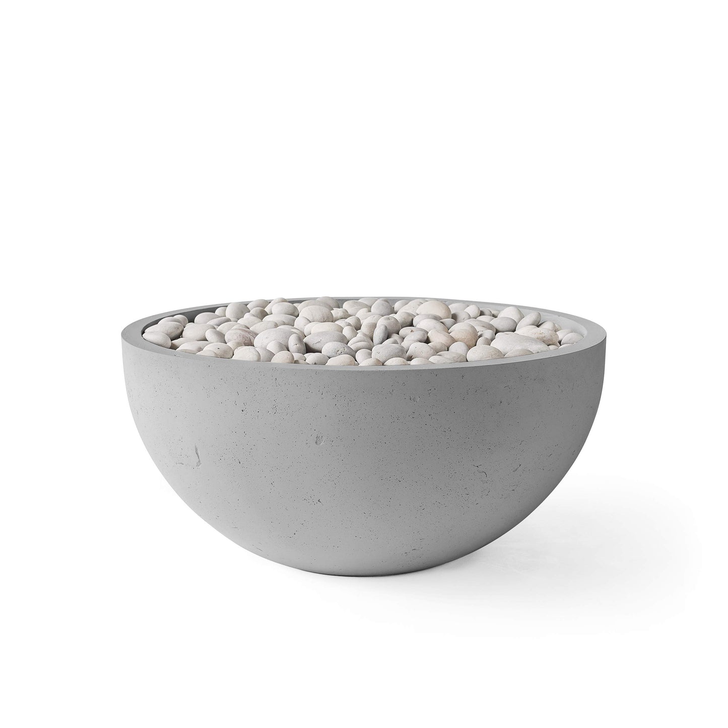 Serenade 32" Round Concrete Fire Pit - Match Lit