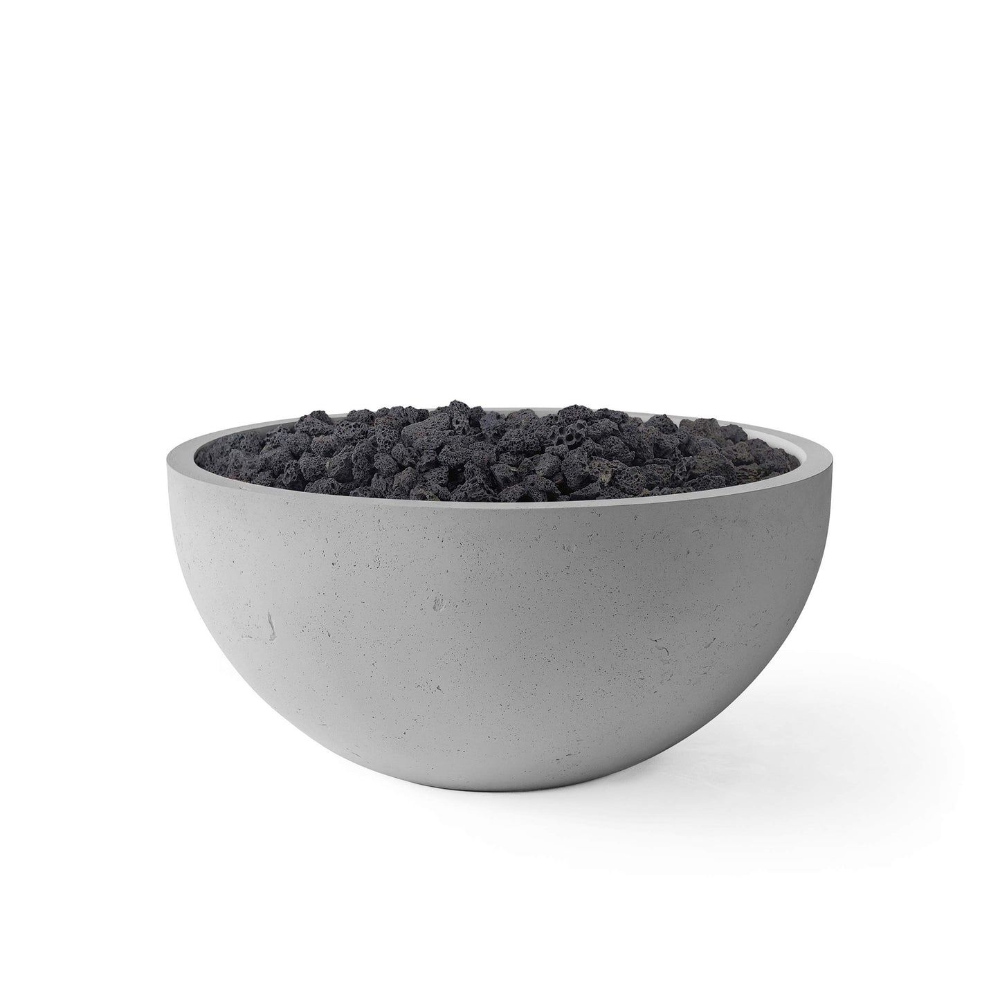 Serenade 32" Round Concrete Fire Pit - Match Lit