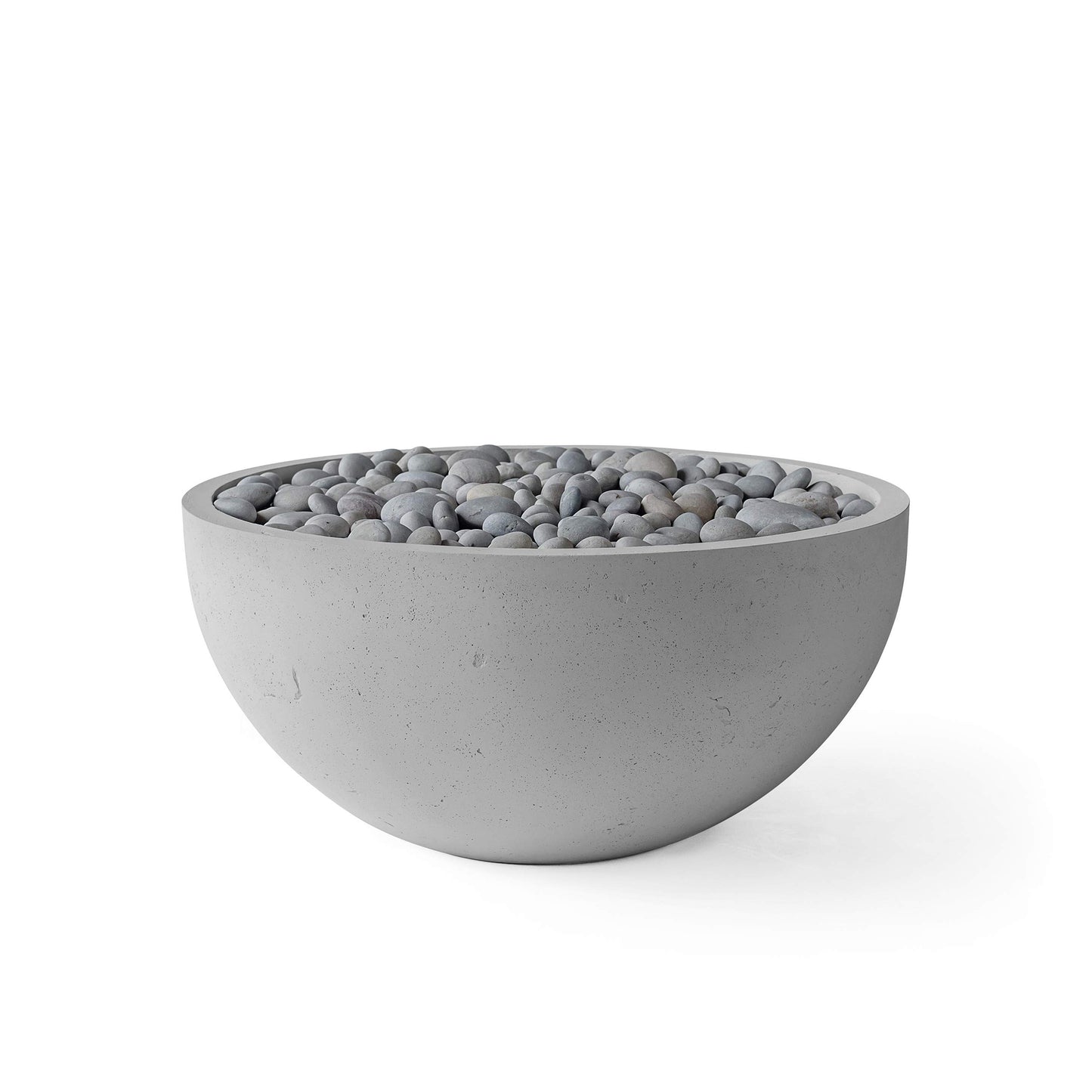 Serenade 32" Round Concrete Fire Pit - Match Lit