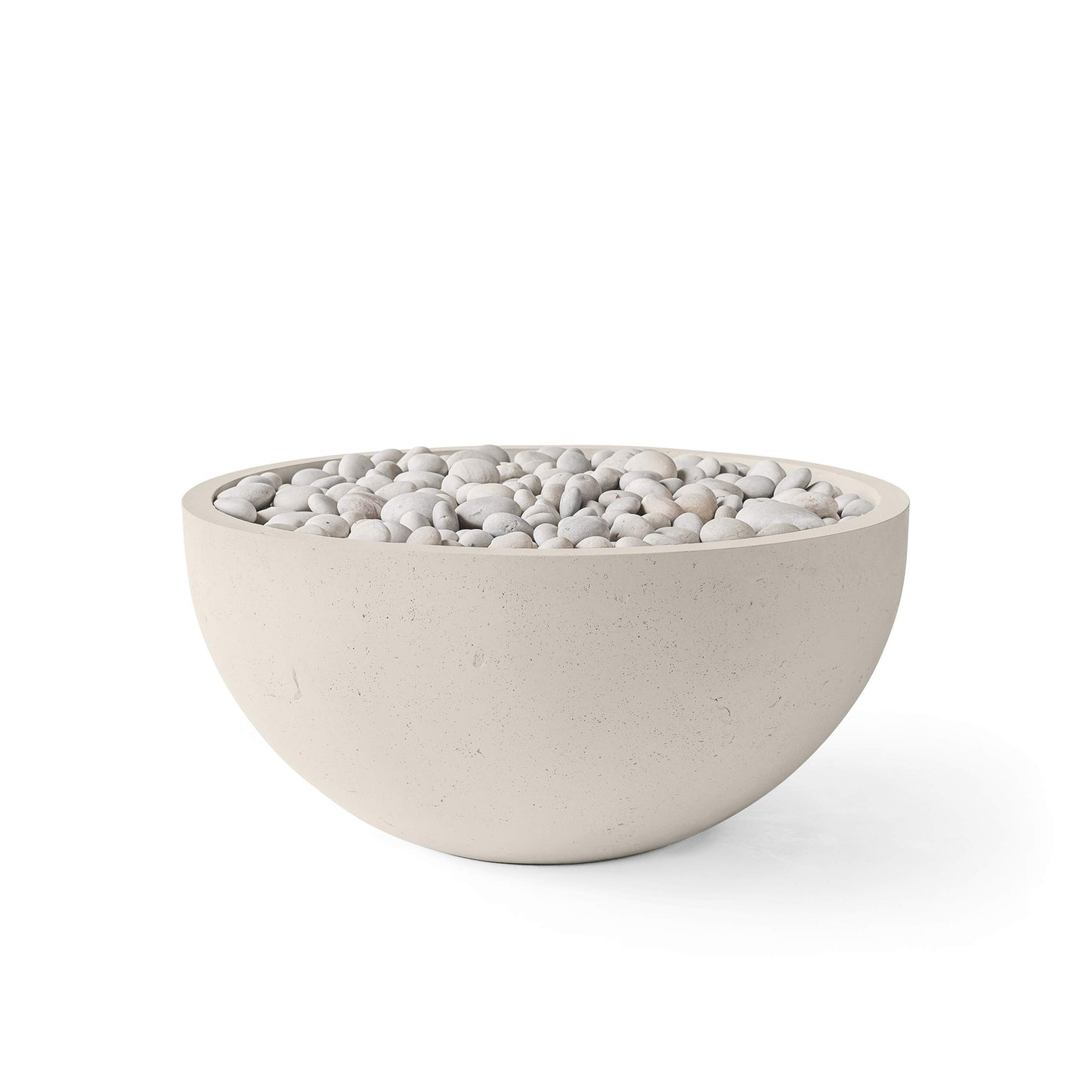 Serenade 32" Round Concrete Fire Pit - Match Lit