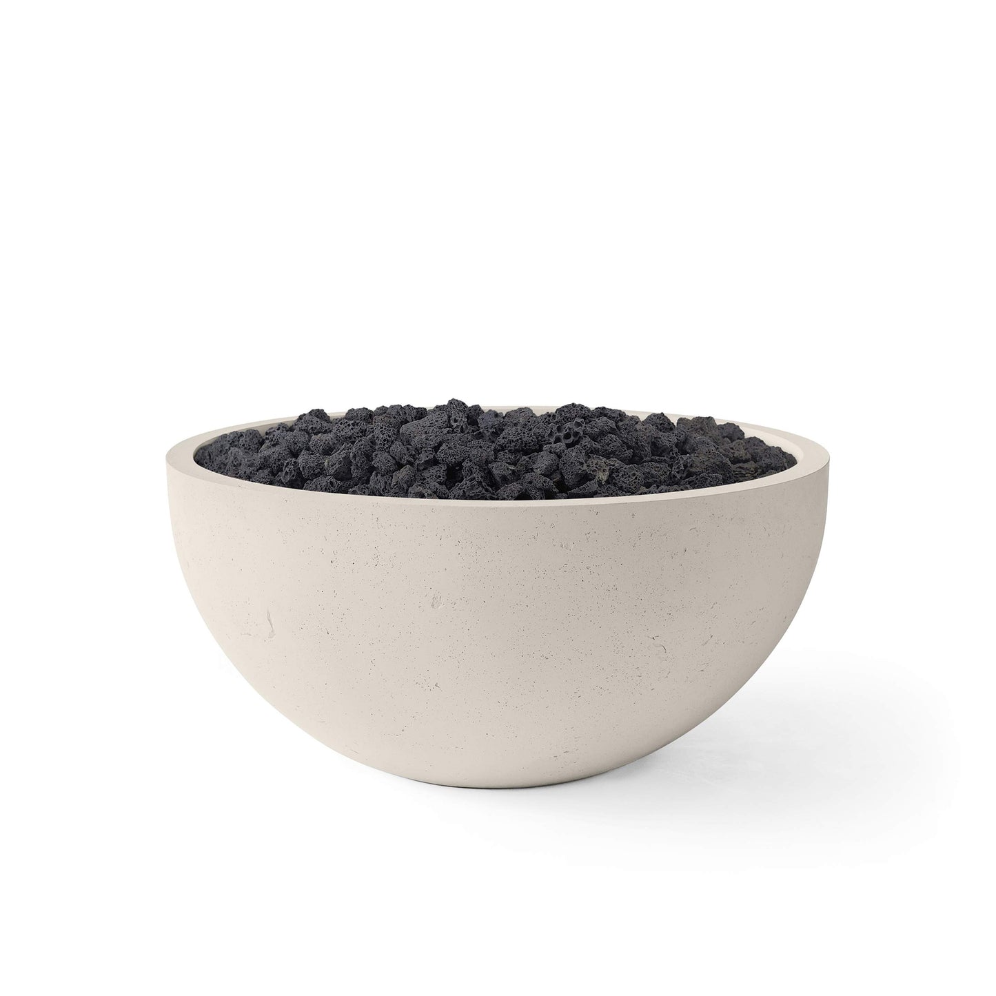 Serenade 32" Round Concrete Fire Pit - Match Lit
