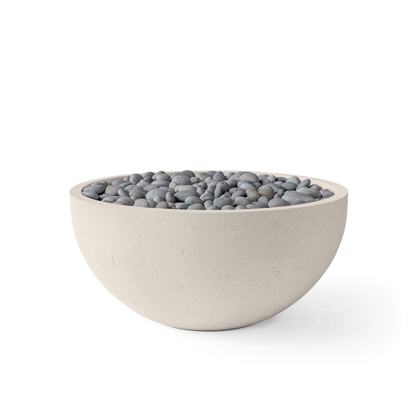 Serenade 32" Round Concrete Fire Pit - Match Lit