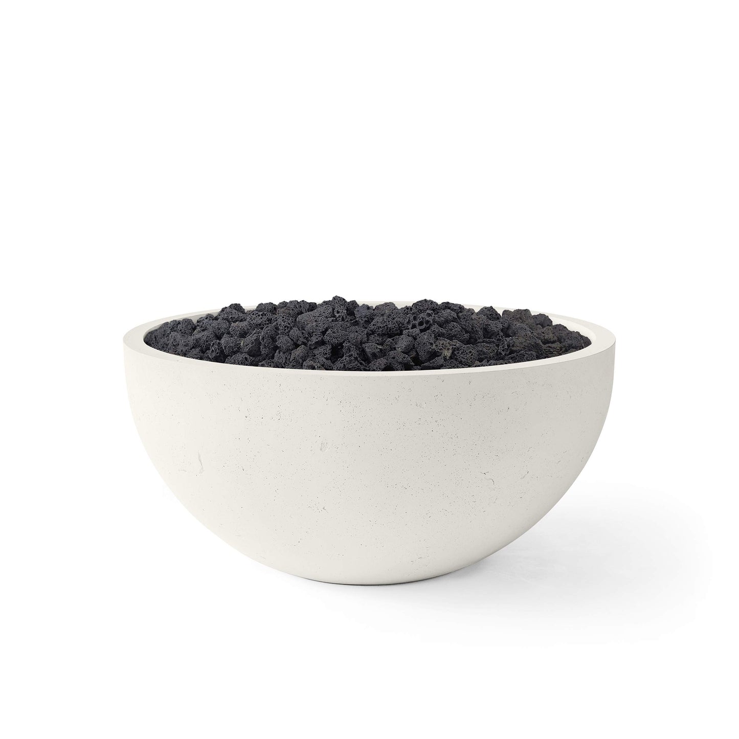 Serenade 32" Round Concrete Fire Pit - Match Lit