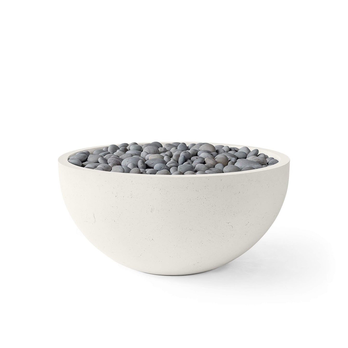 Serenade 32" Round Concrete Fire Pit - Match Lit
