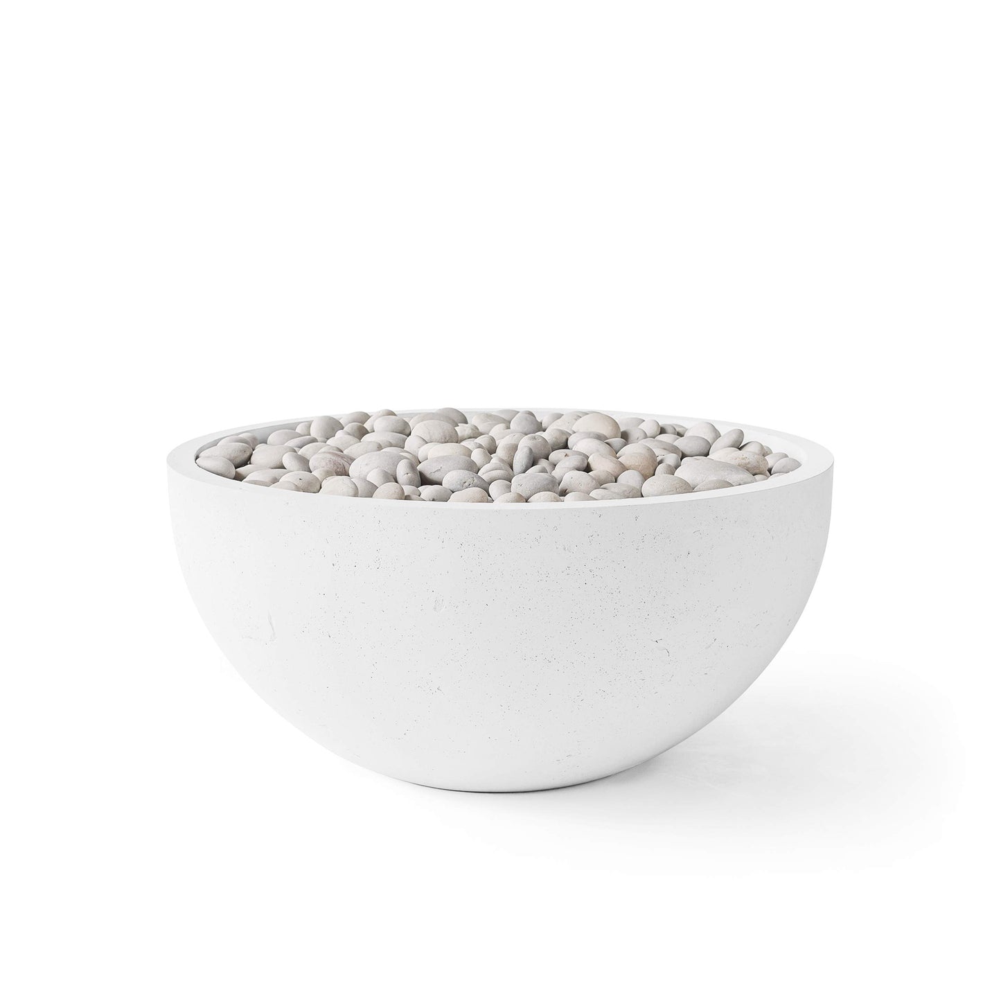 Serenade 32" Round Concrete Fire Pit - Match Lit