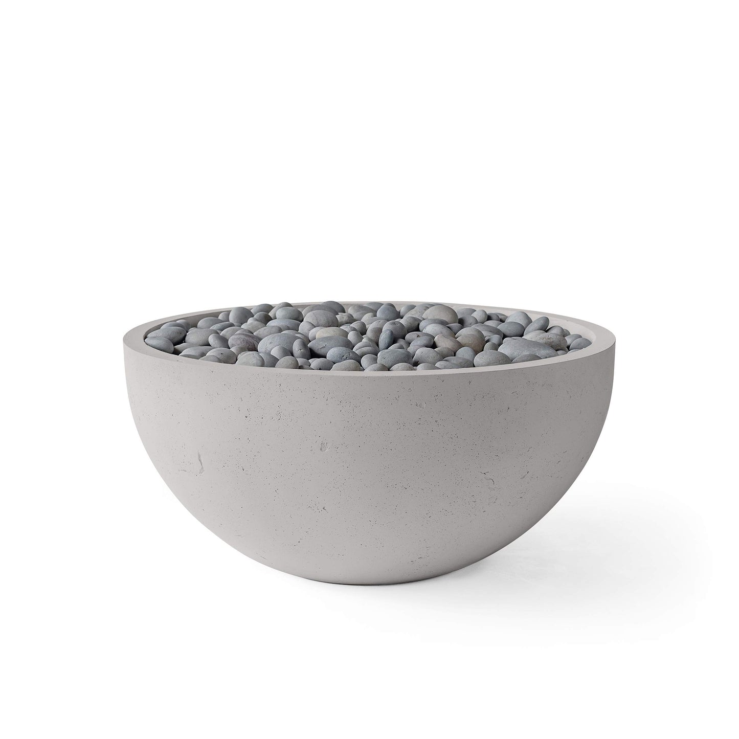 Serenade 32" Round Concrete Fire Pit - Match Lit