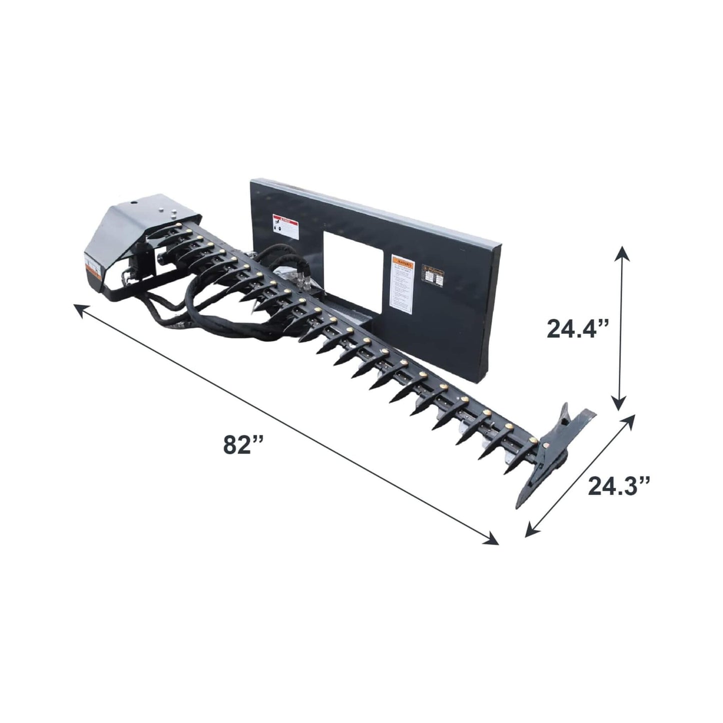 Heavy-Duty 72-Inch Sickle Bar Mower Skid Steer Loader Attachment