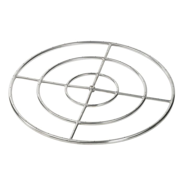 Round Fire Pit Burner - Stainless Steel