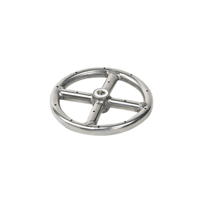 Round Fire Pit Burner - Stainless Steel
