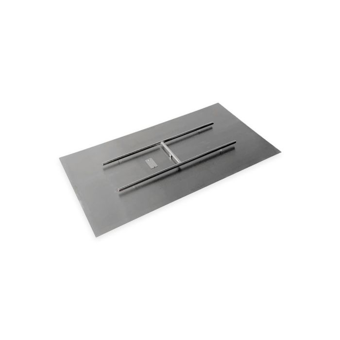 Rectangular Flat Pan & Burner- Stainless Steel