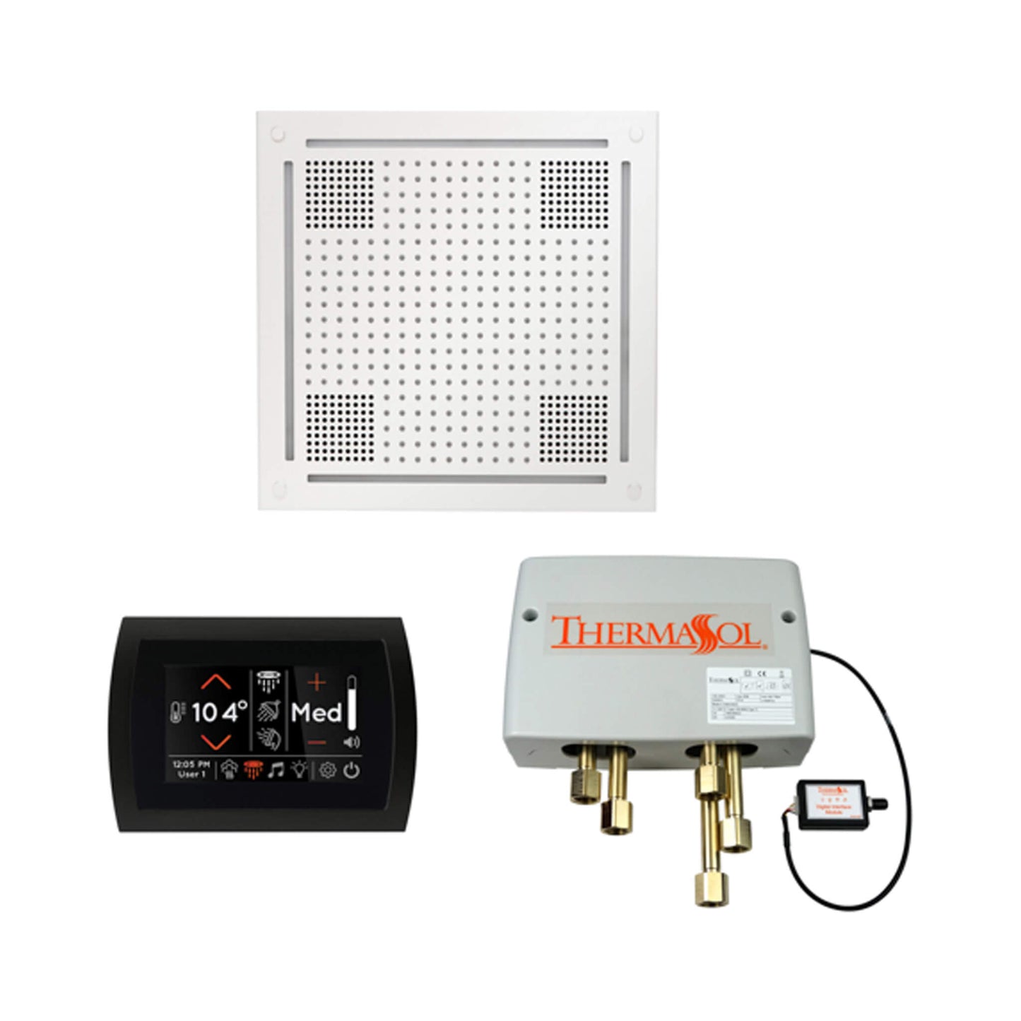ThermaSol STC & HydroVive Wellness Shower Package with Digital Shower Valve