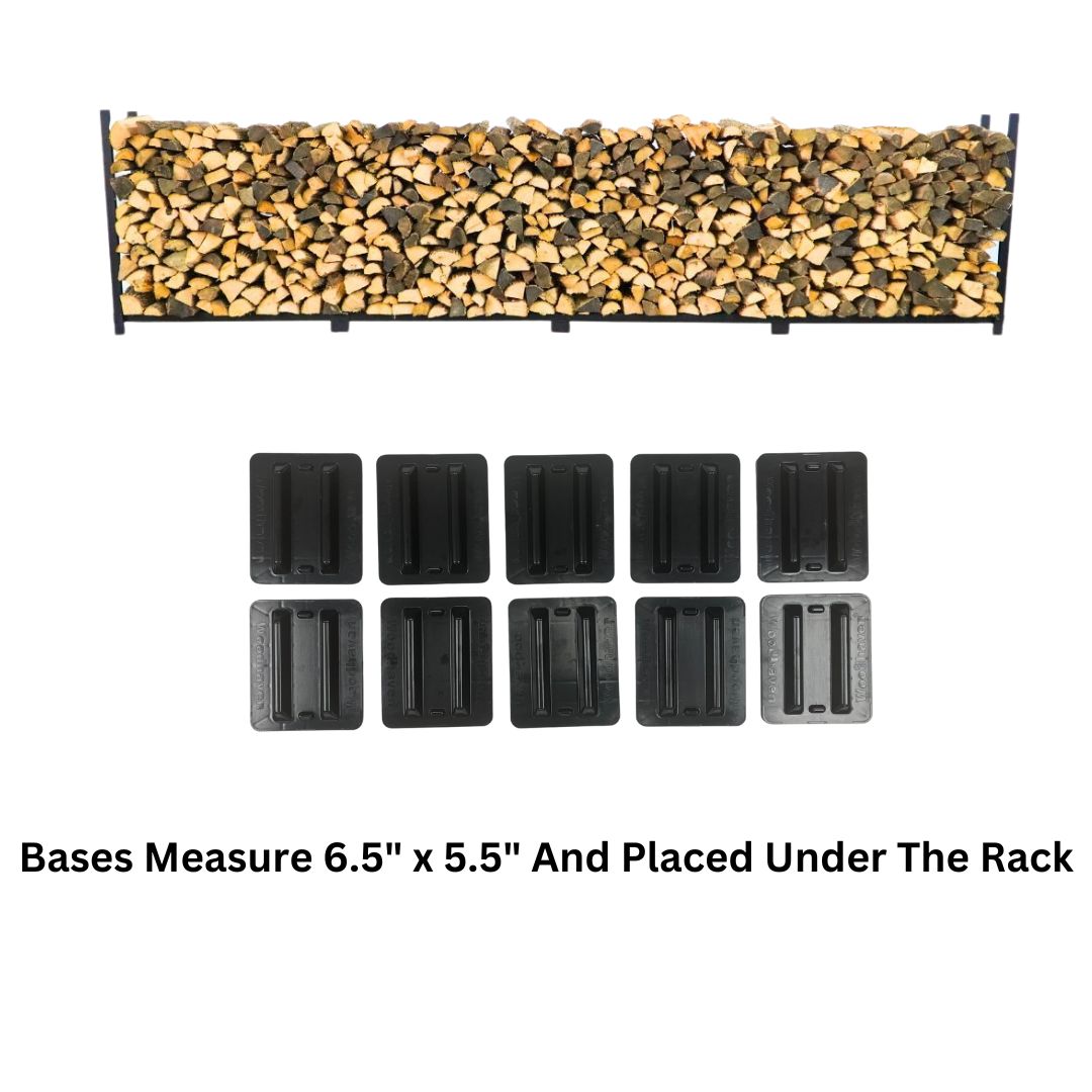 The Woodhaven 16ft Firewood Rack