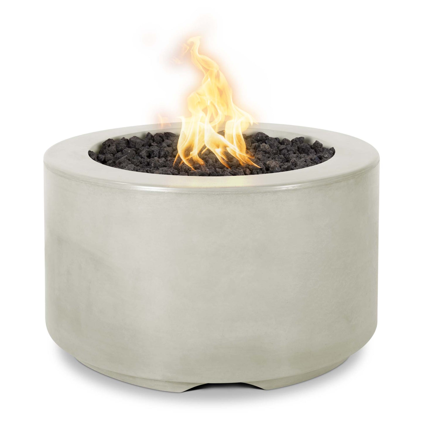 Florence Concrete Fire Pit 32" - Match Lit