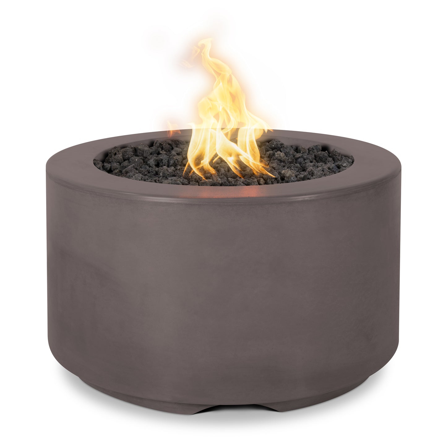 Florence Concrete Fire Pit 32" - Match Lit
