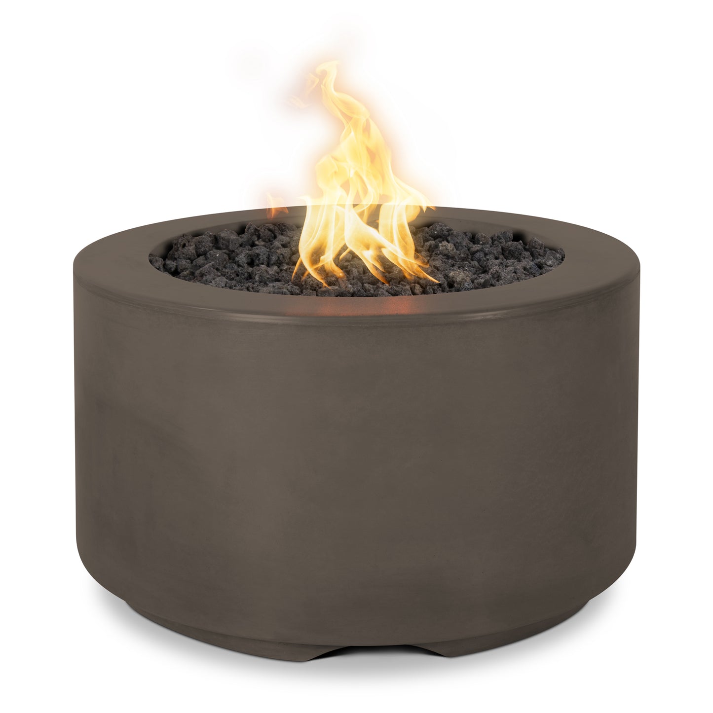 Florence Concrete Fire Pit 32" - Match Lit