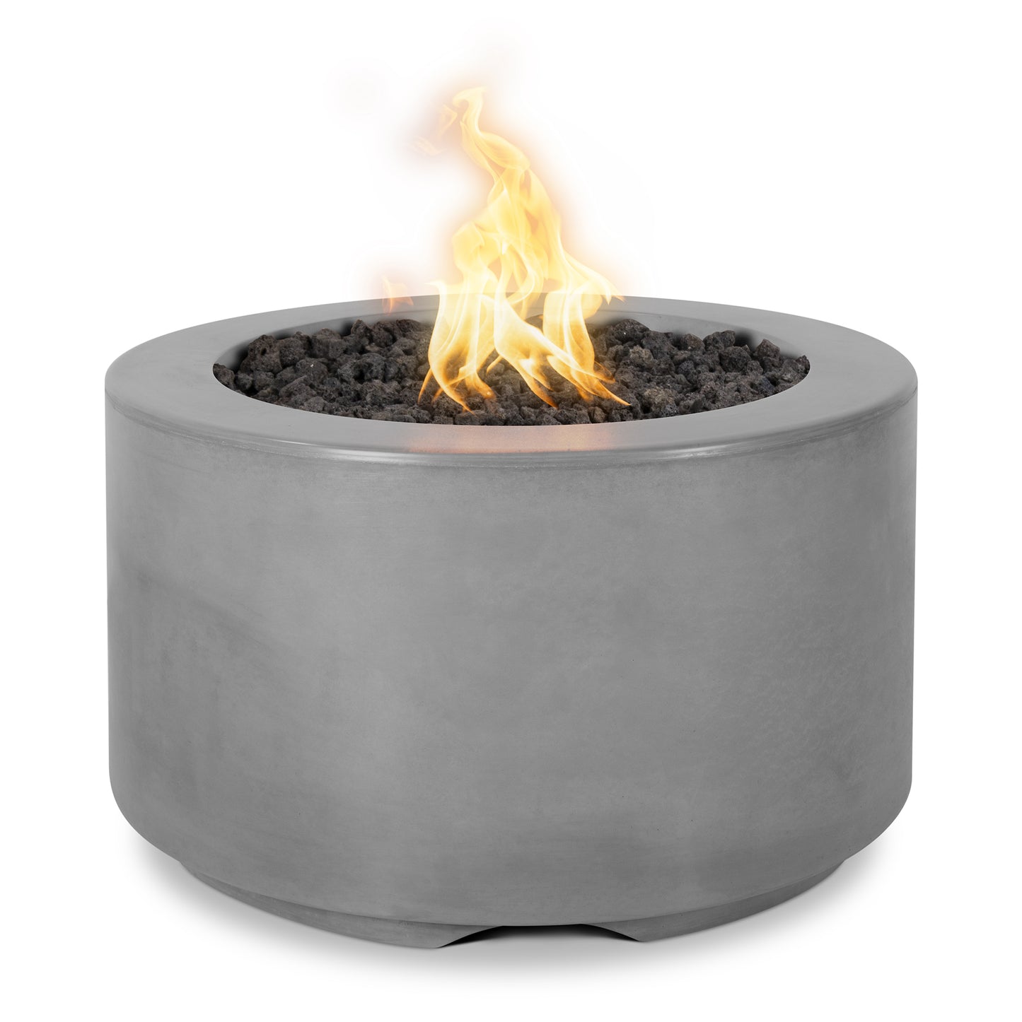 Florence Concrete Fire Pit 32" - Match Lit