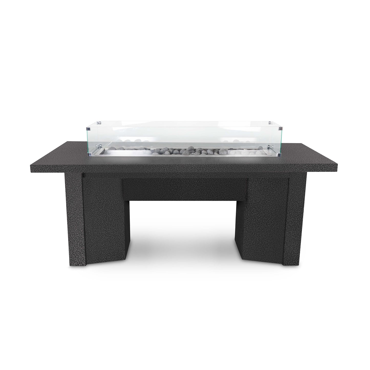 AlmedaPowdercoatedFirepit SilverVein