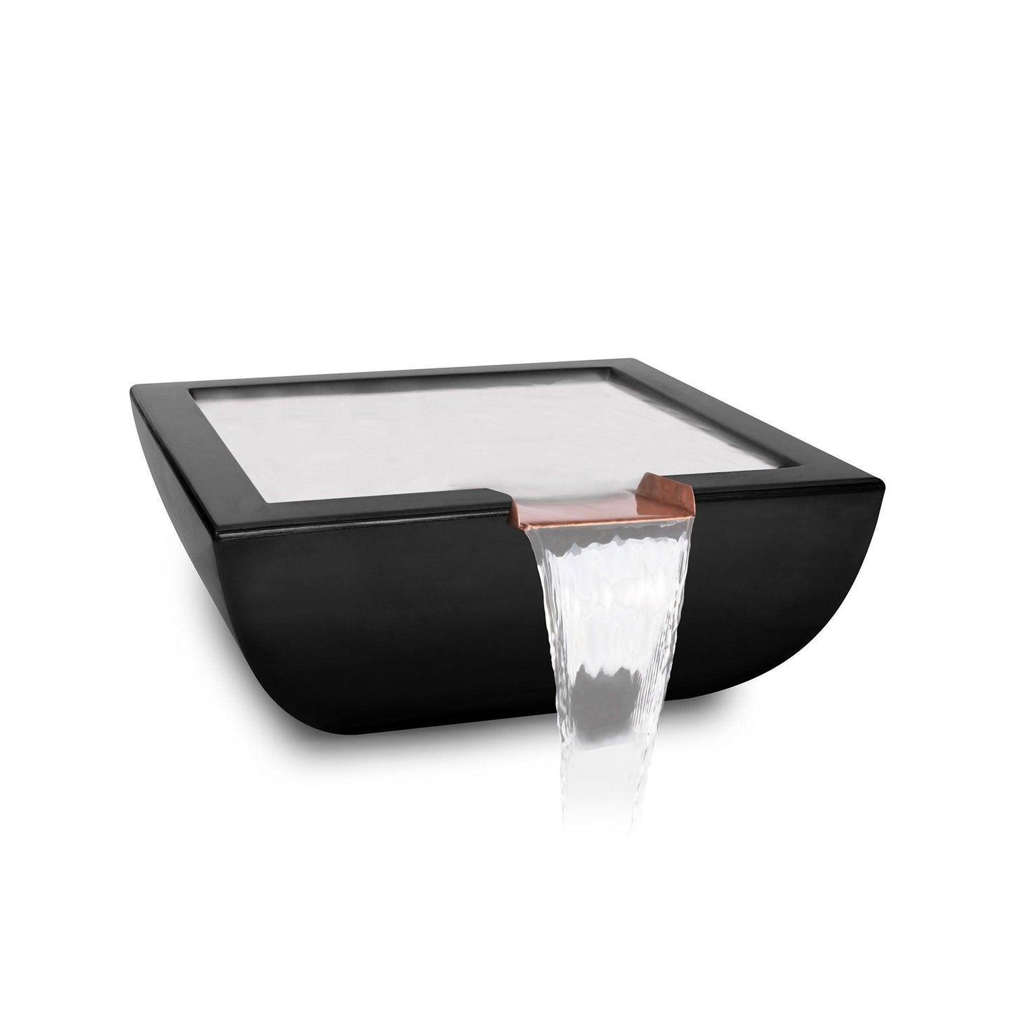 Avalon GFRC Water Bowl Black