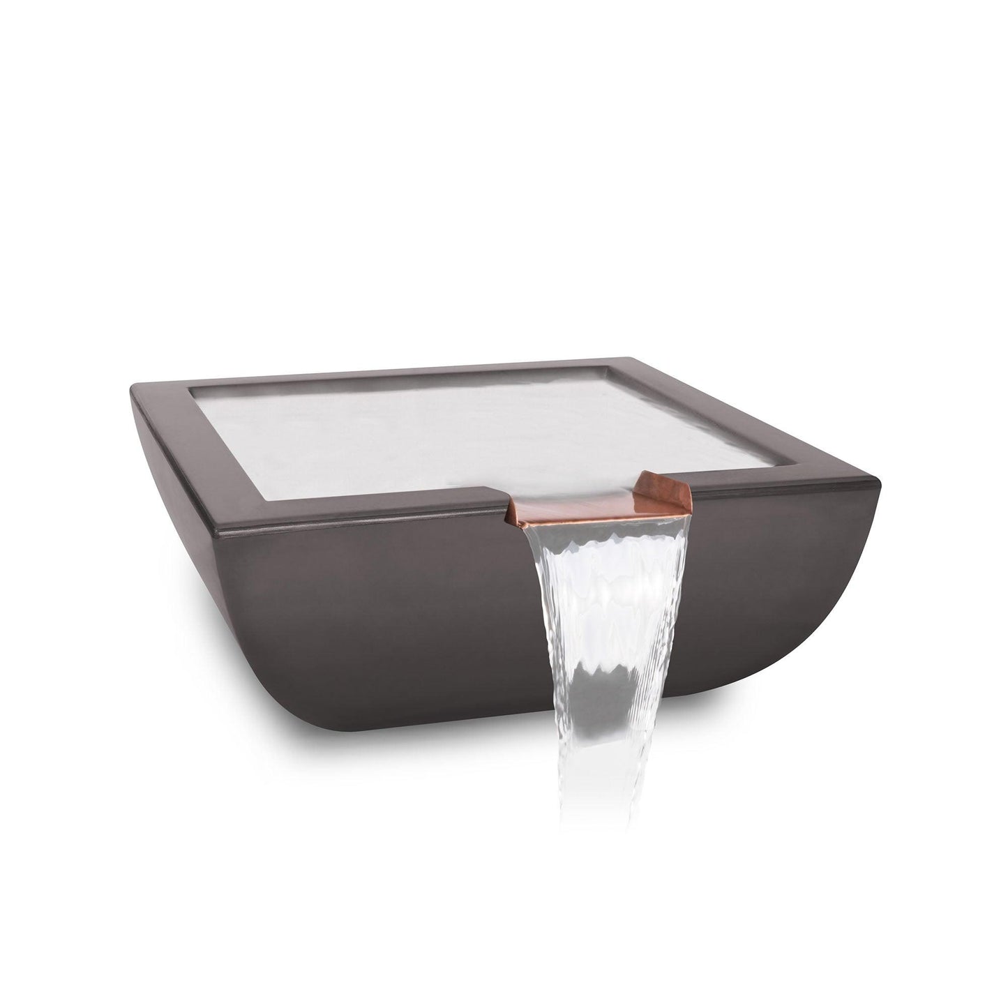 Avalon GFRC Water Bowl Chestnut