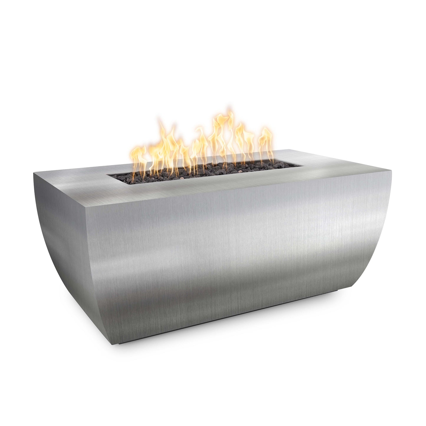 Avalon Metal Fire Pits 72" - 15" Tall - Match Lit