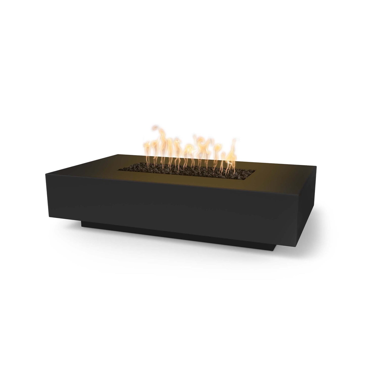 Cabo Linear Concrete Fire Pit 66" - Electronic Ignition