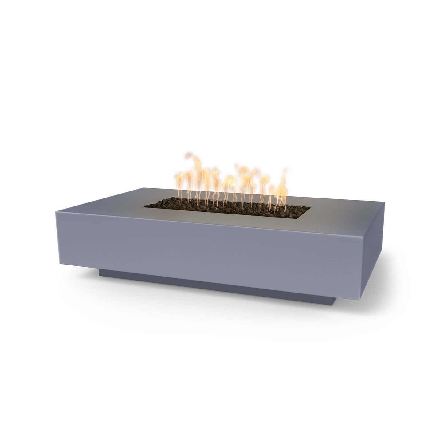 Cabo Linear Concrete Fire Pit 90" - Match Lit