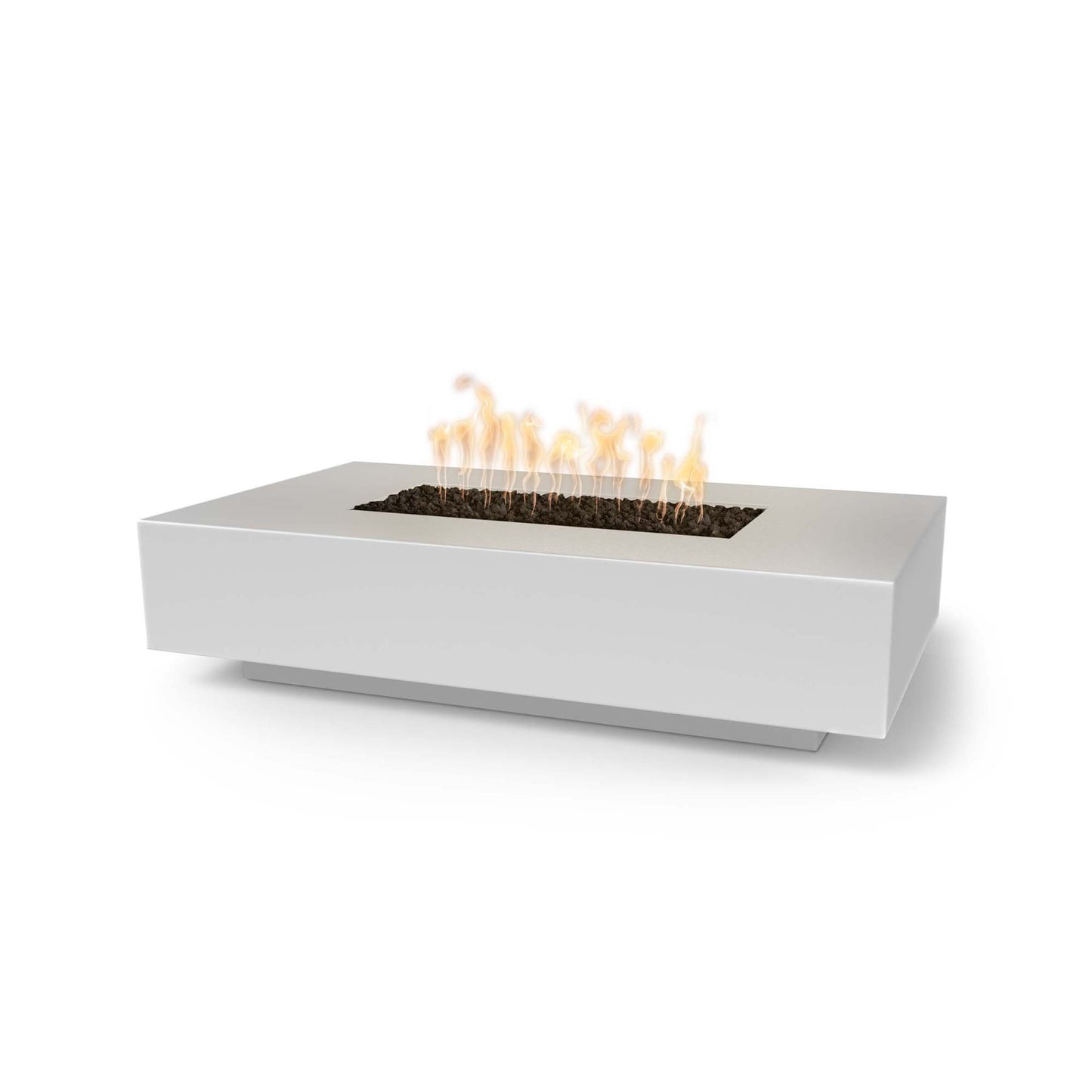 Cabo Linear Concrete Fire Pit 56" - Electronic Ignition