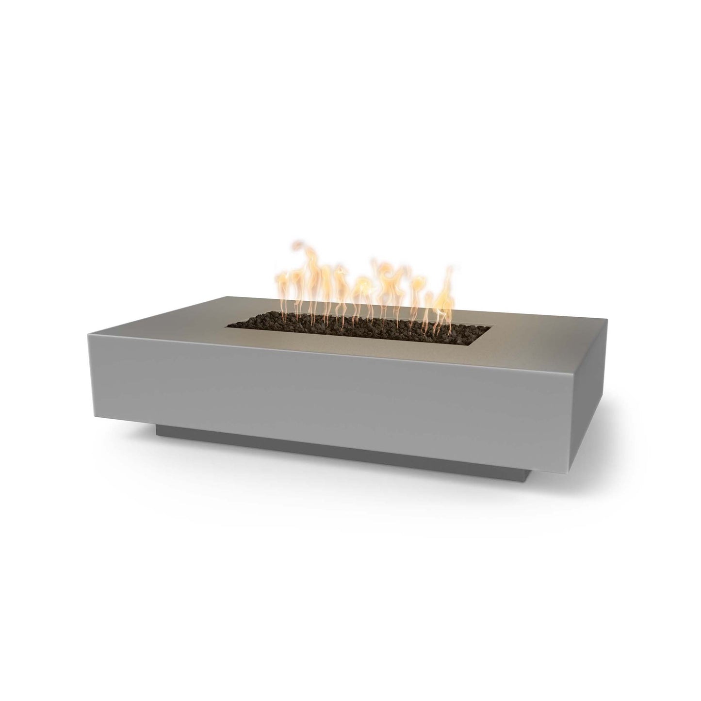 Cabo Linear Concrete Fire Pit 66" - Electronic Ignition