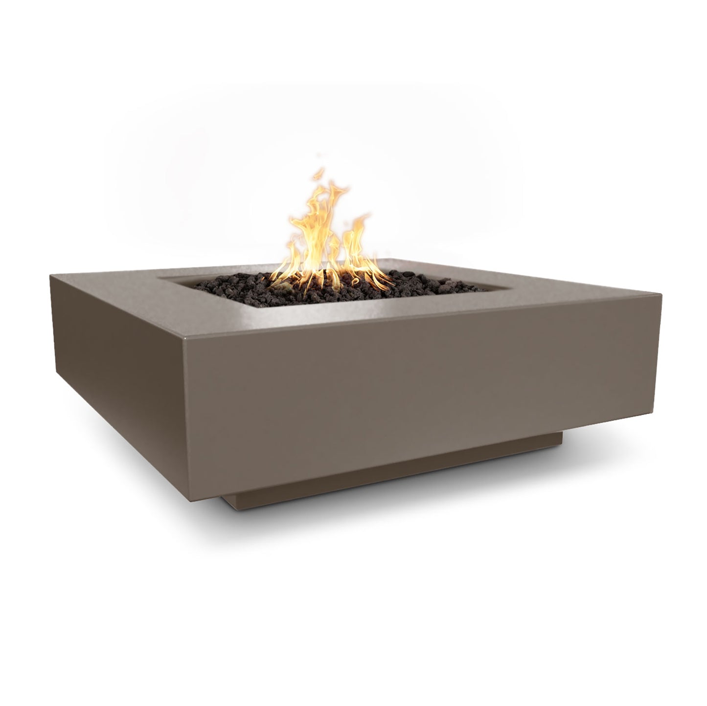 Cabo Square Concrete Fire Pit 36" - Match Lit