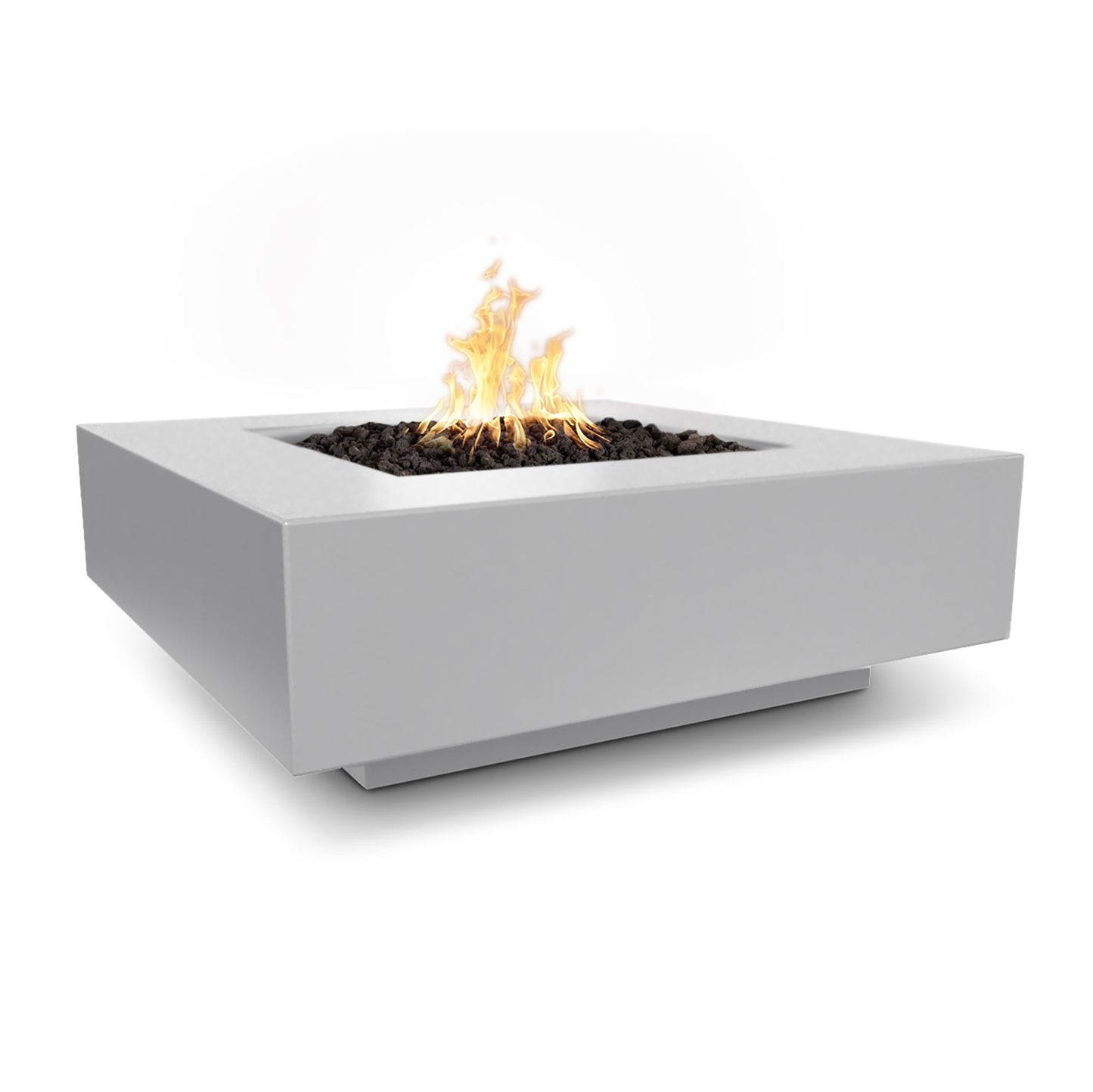 Cabo Square Concrete Fire Pit 36" - Match Lit