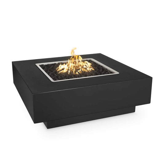 Cabo Square Metal Fire Pit 36" - Match Lit