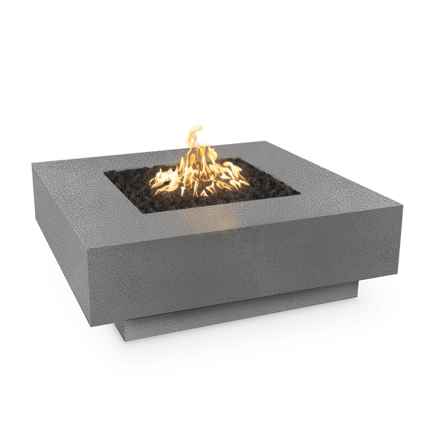 Cabo Square Metal Fire Pit 36" - Match Lit