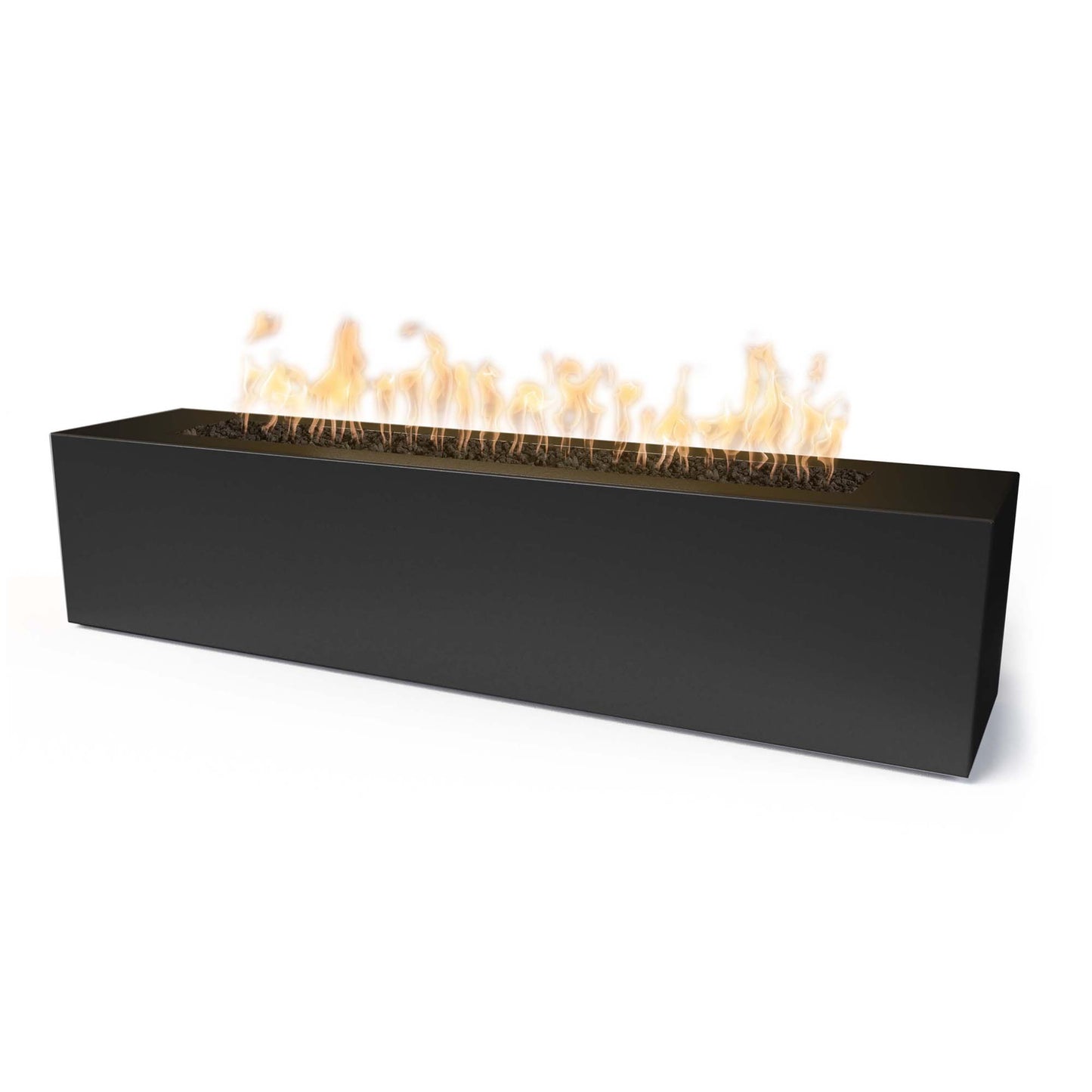 Carmen Metal Fire Pits 72" - 24" Tall - Match Lit