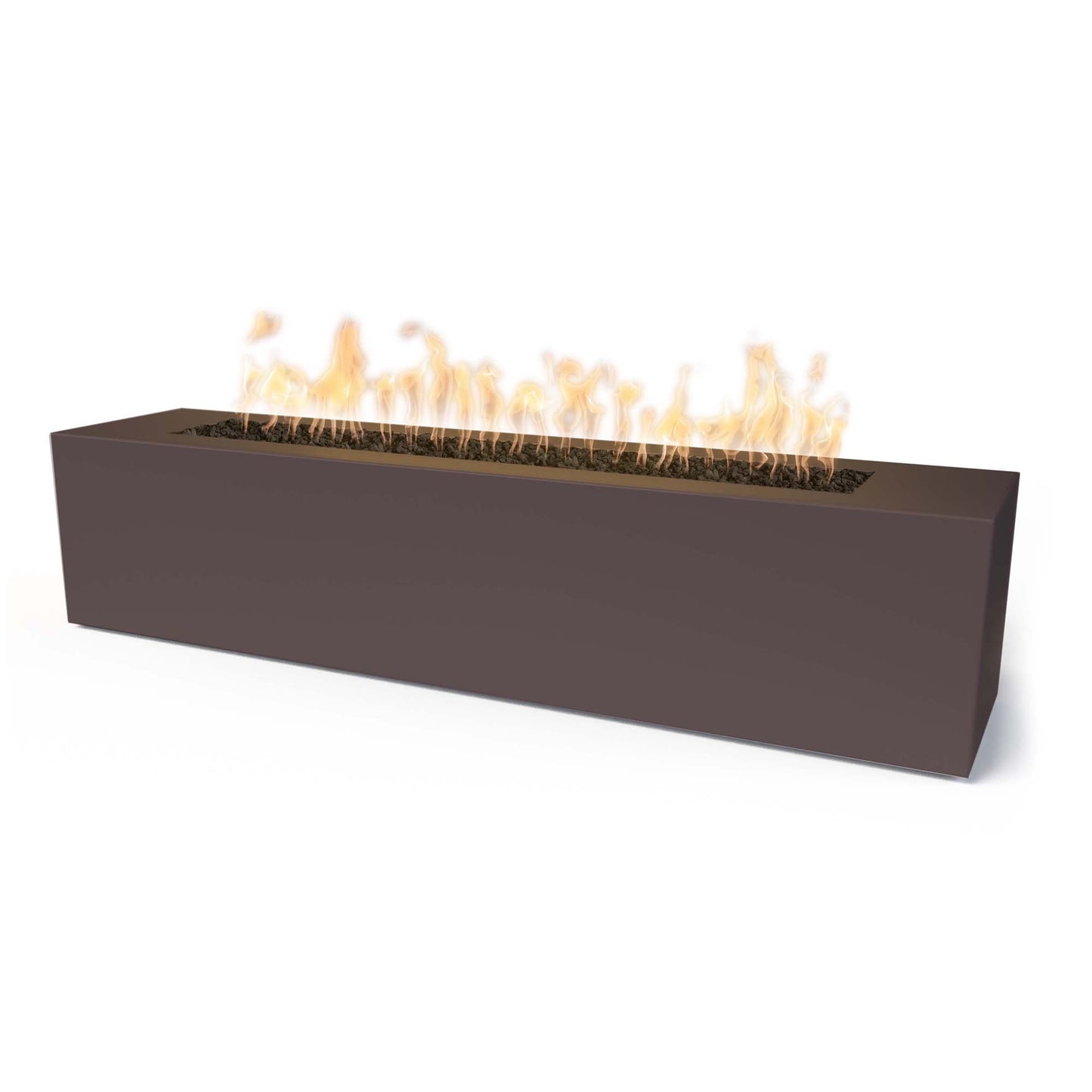 Carmen Metal Fire Pits 72" - 24" Tall - Match Lit