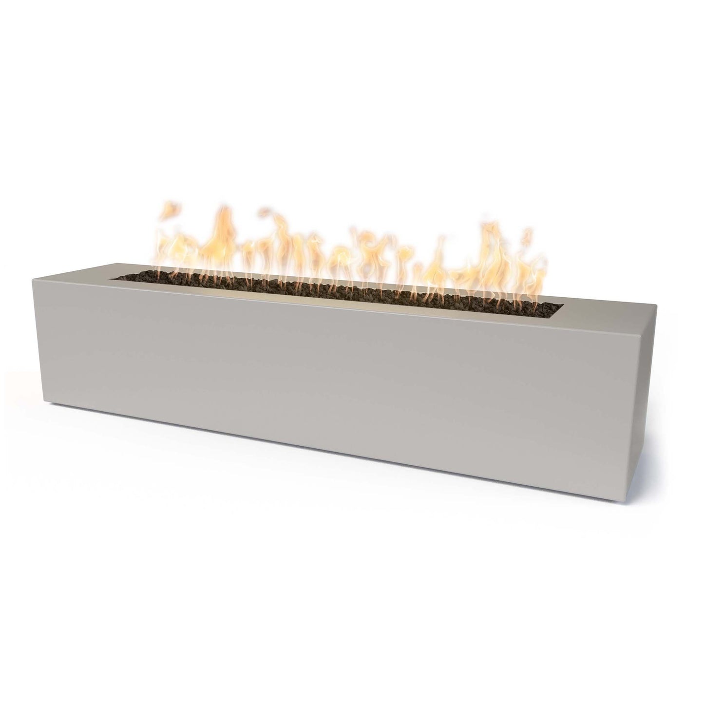 Carmen Metal Fire Pits 72" - Low Profile - Match Lit