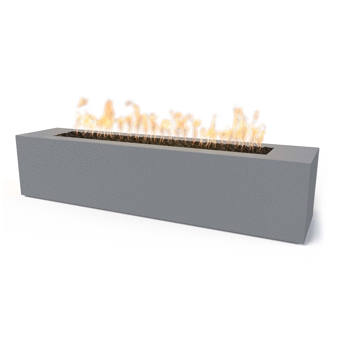 Carmen Metal Fire Pits 72" - 24" Tall - Match Lit