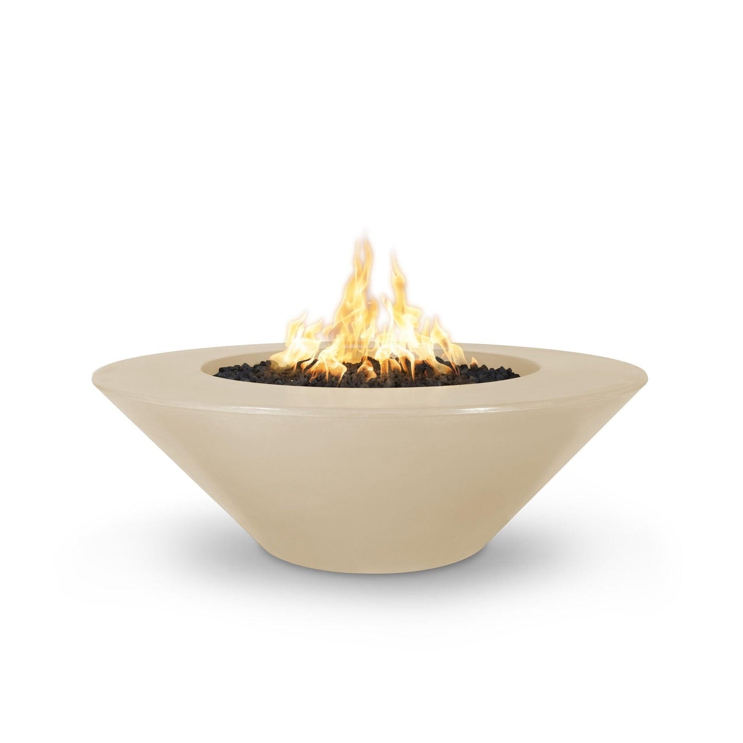 Cazo GFRC Fire Pit with Ledge Vanilla