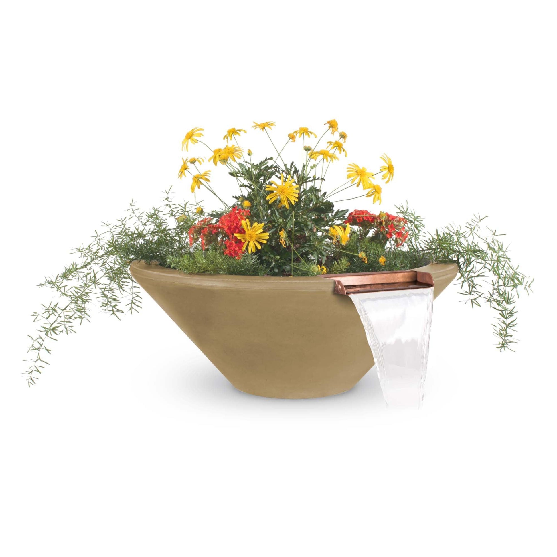 CazoPlanterBowlwithWater brown