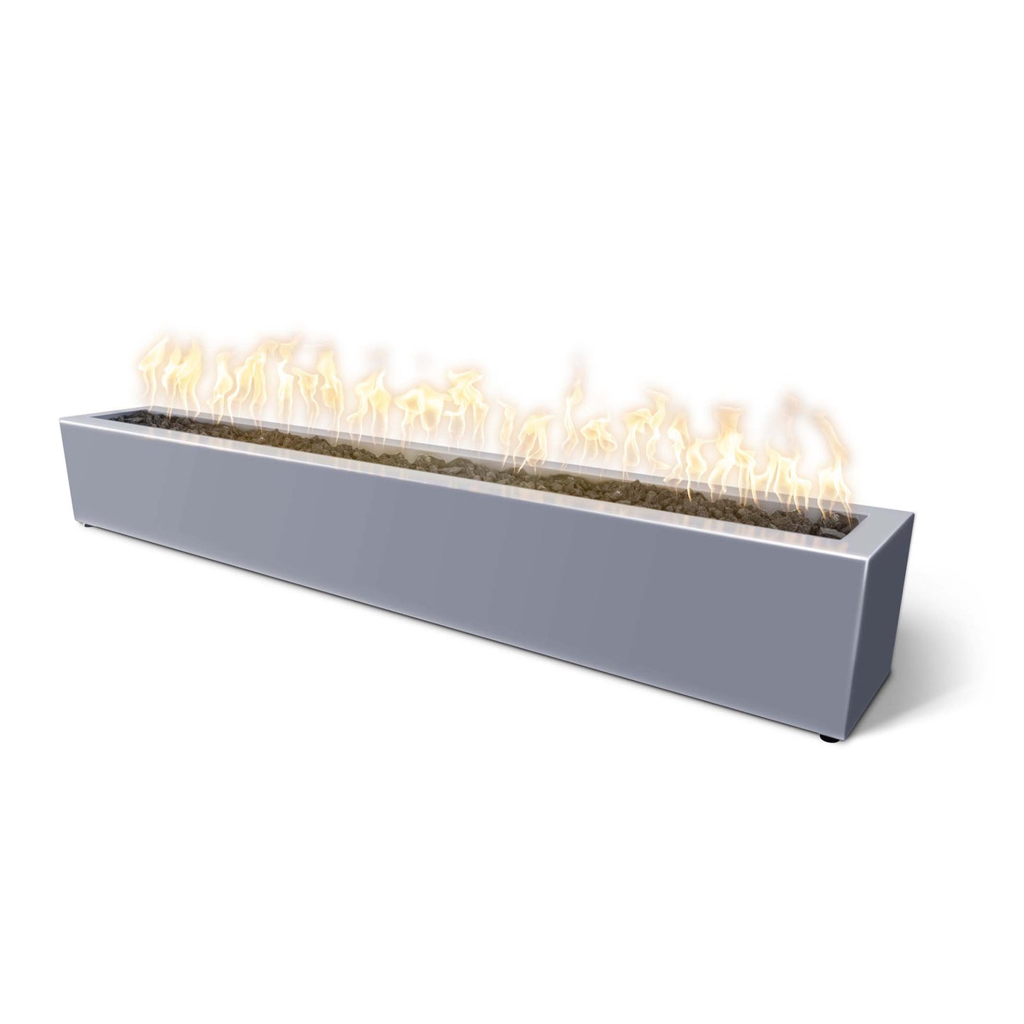Eaves Collection Metal Fire Pit 48" - Match Lit