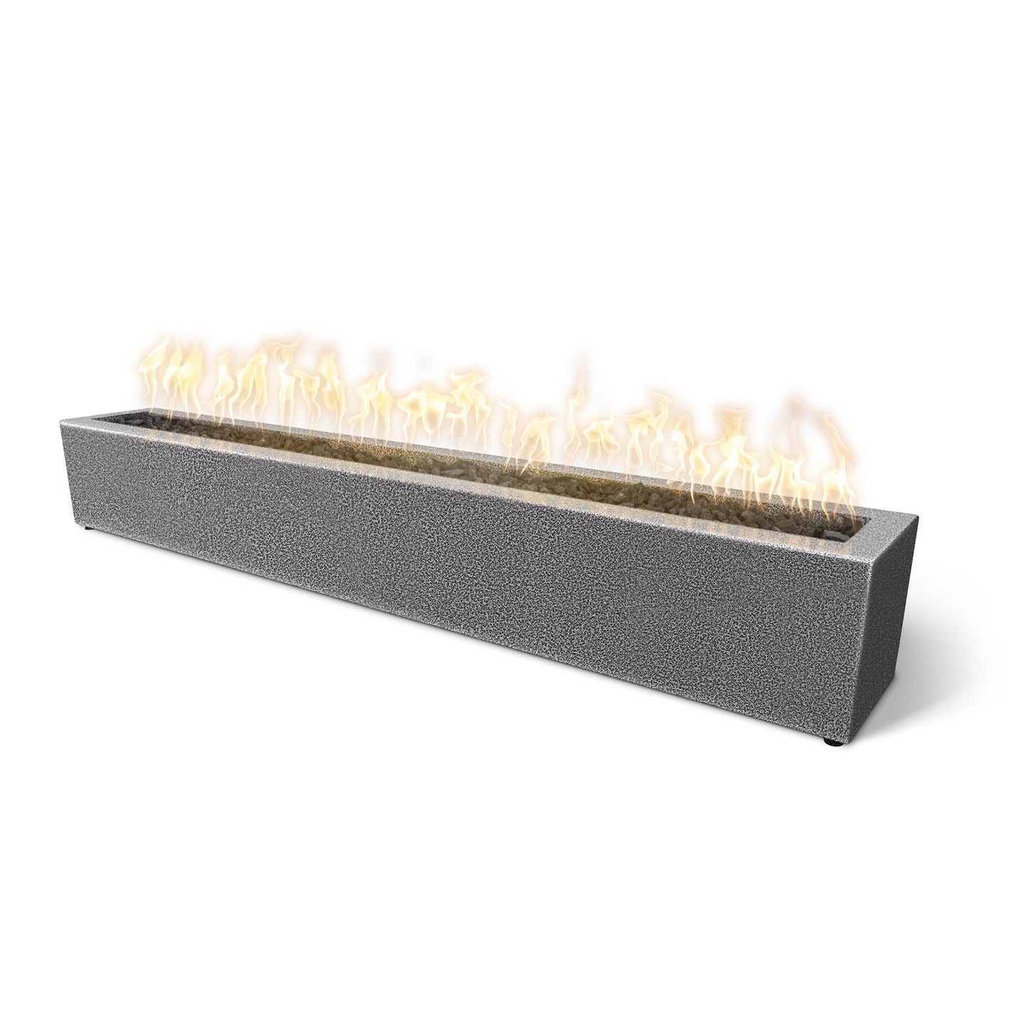 Eaves Collection Metal Fire Pit 48" - Match Lit