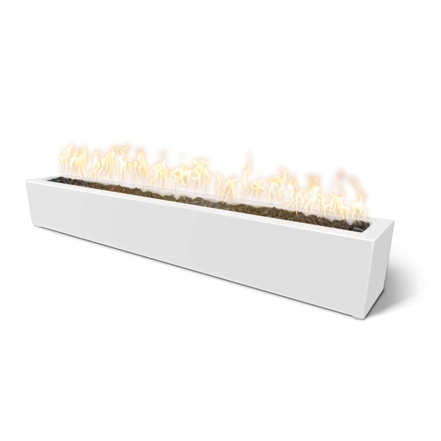 Eaves Collection Metal Fire Pit 48" - Match Lit