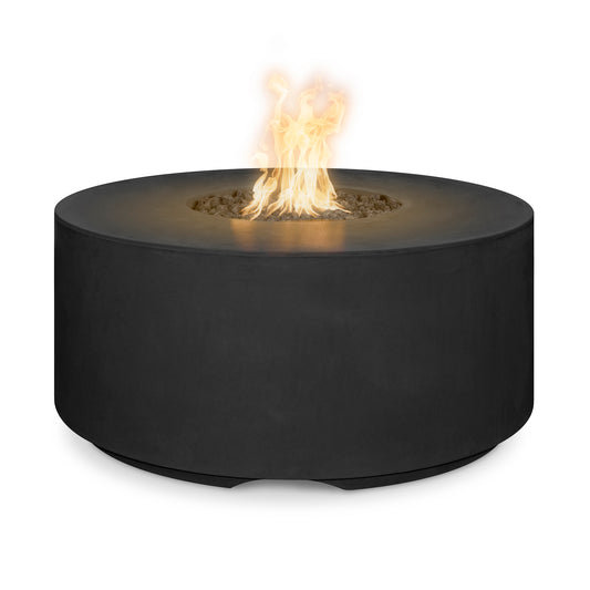 Florence Concrete Fire Pit 46" - Match Lit