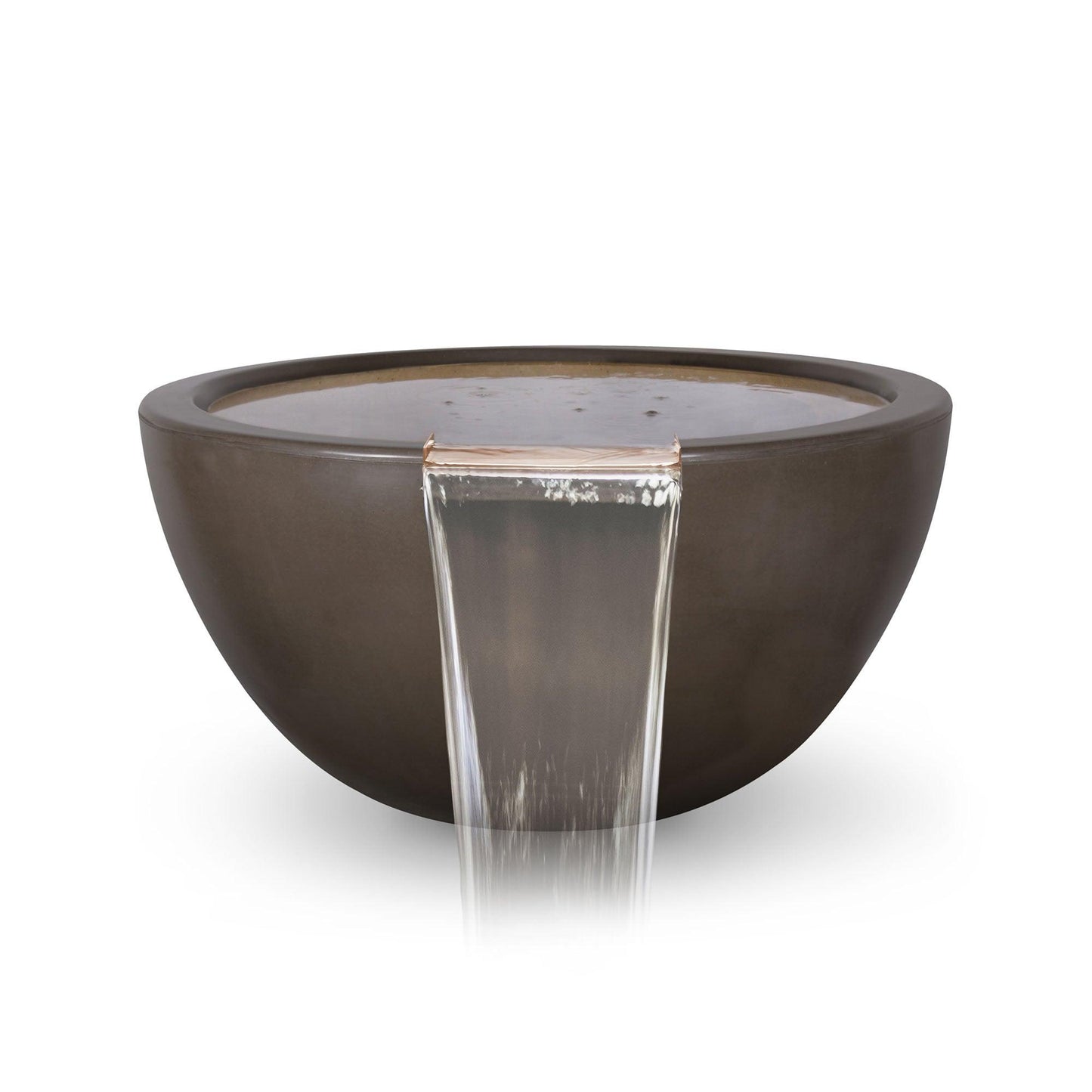 Luna GFRC Water Bowl Chocolate