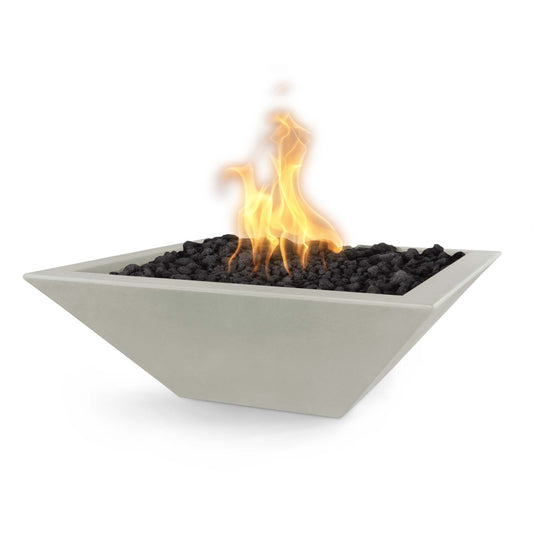 Maya Concrete Fire Bowl 24" - Match Lit