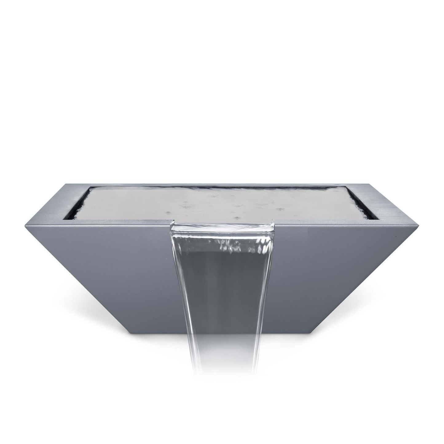 MayaPowdercoatWaterBowl Gray