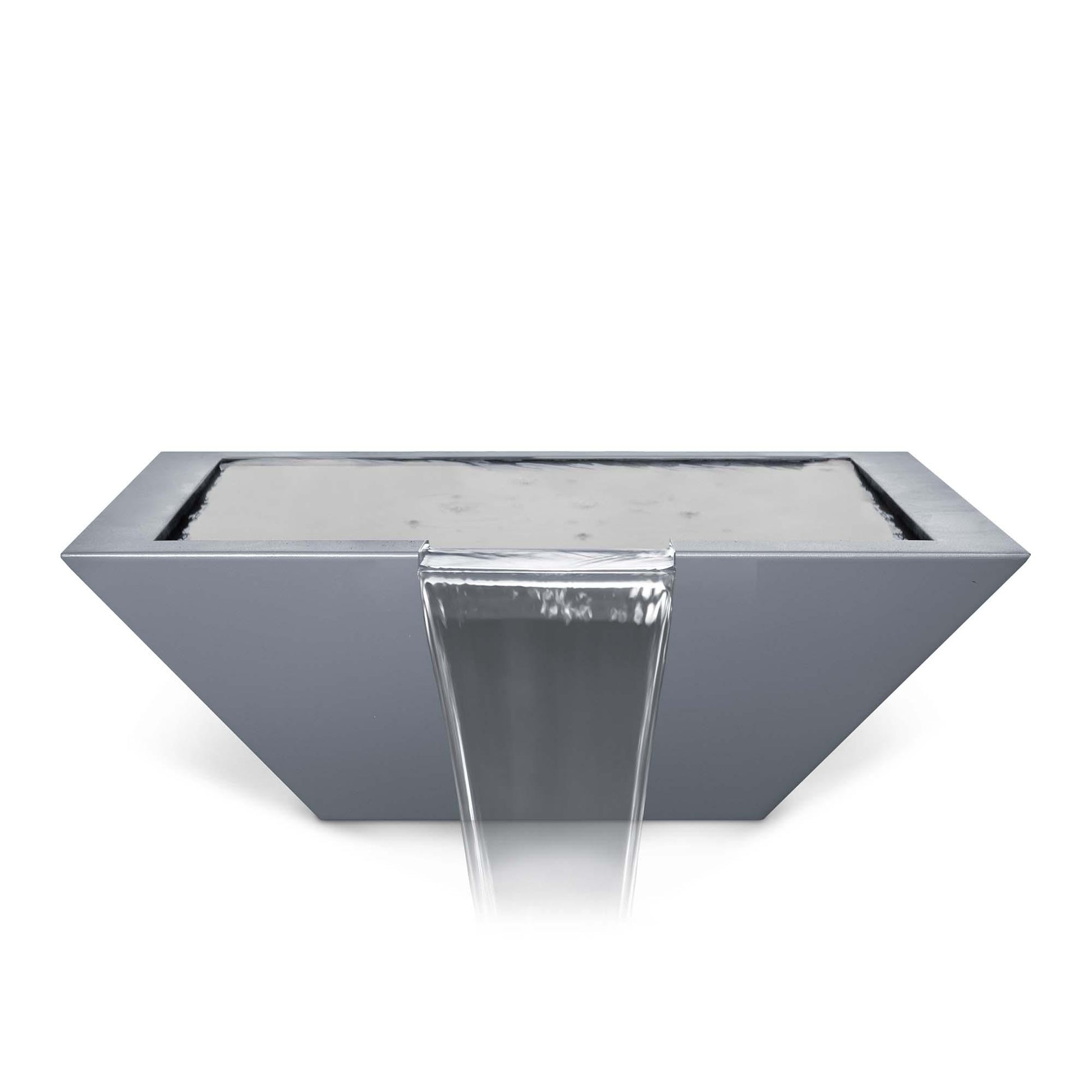 MayaPowdercoatWaterBowl Gray
