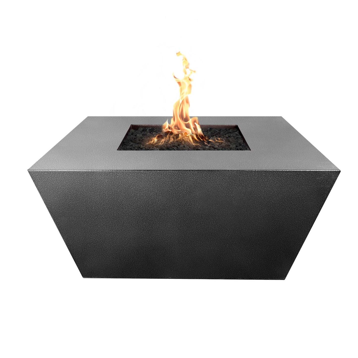 Redan Metal Fire Pit 48" - Match Lit